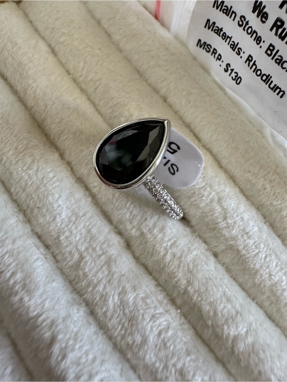 We Run The World - Onyz on Rhodium with CZ Pave